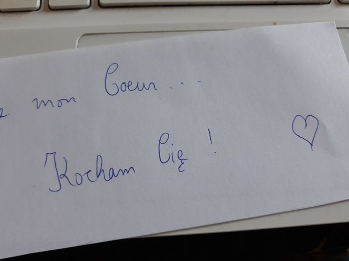 Quel est le dernier mot d'amour que tu as reçu? 2