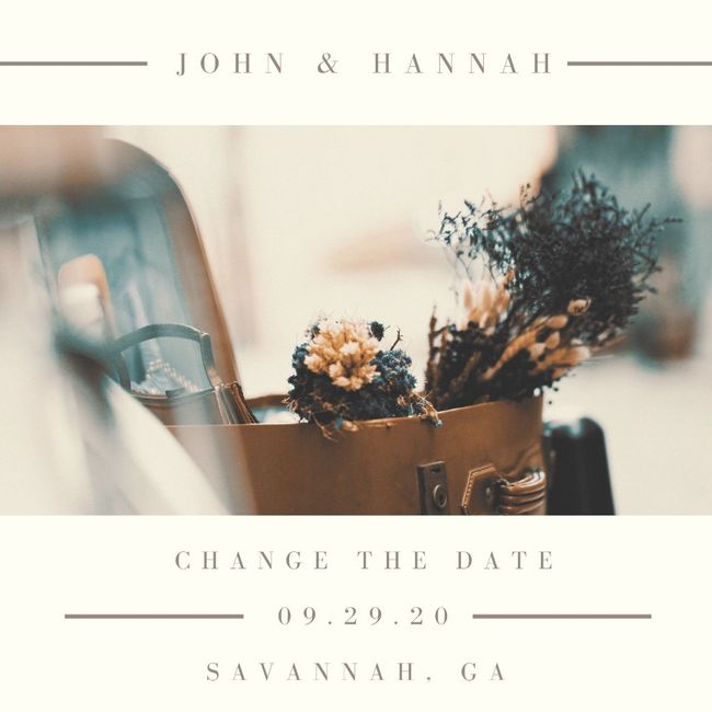 "Save The Date"? Non, "CHANGE the Date" ! 1