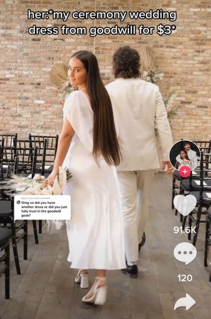 Une robe de mariée pour 3 dollars...? 2 robes pour 8$ ?! 5