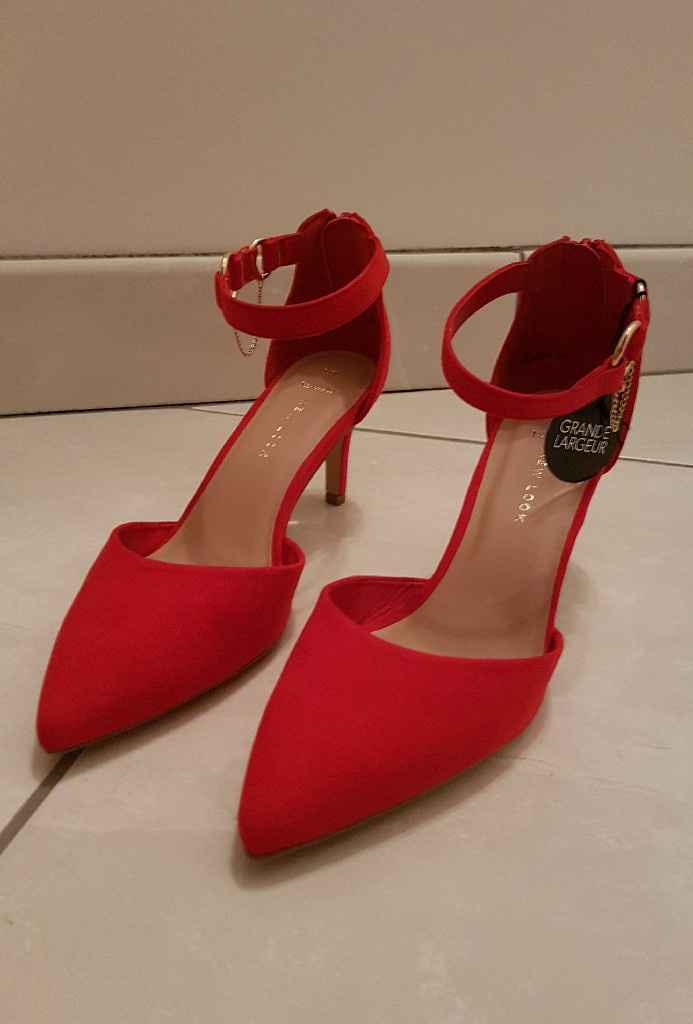 Chaussure de mariées rouge - 2