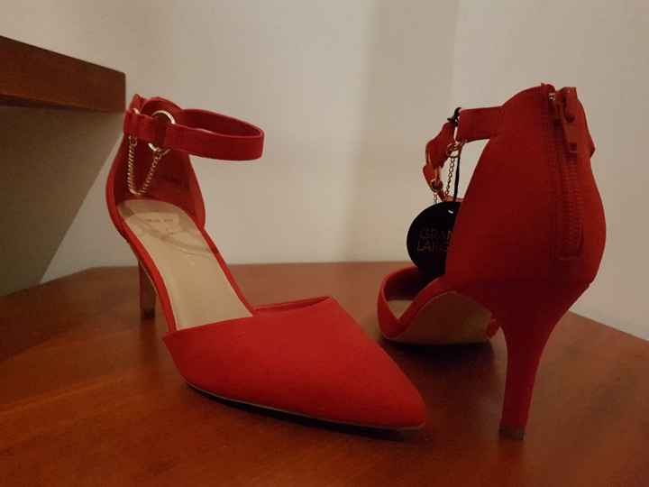 Chaussure de mariées rouge - 3