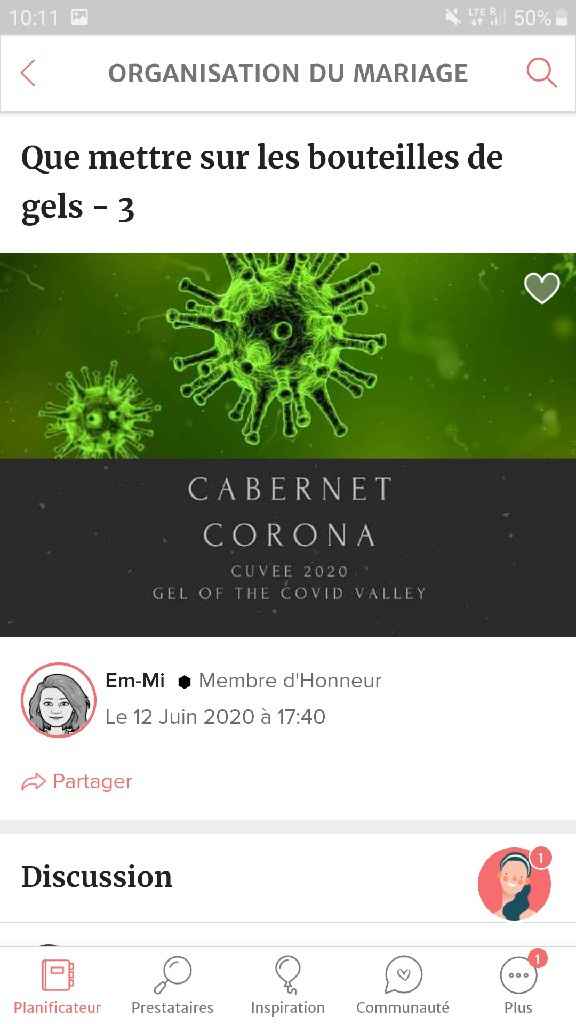 Gel hydroalcoolique personnalisé - 1