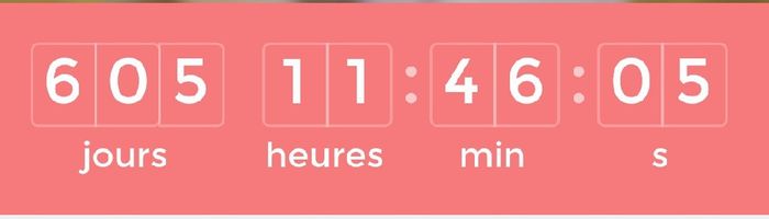 Combien de jours reste-il à votre compteur de mariage ? 1