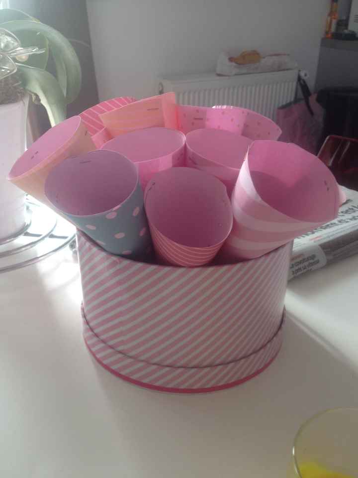 Cônes pour lavande et confettis 
