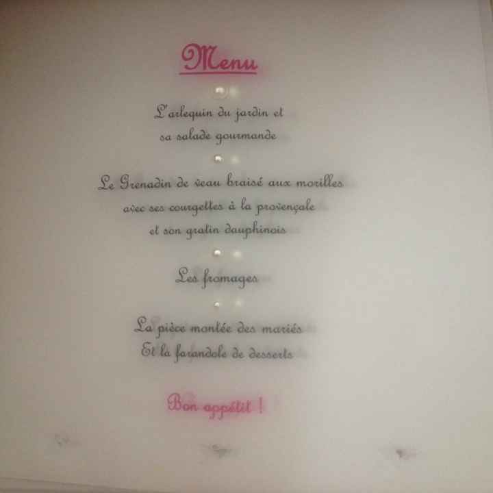 Menu photophore - 1