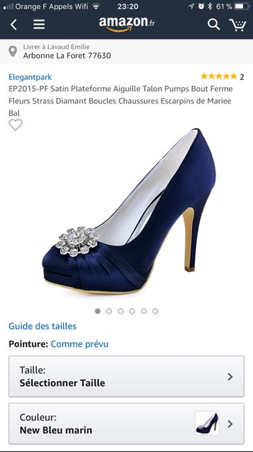 Chaussures à strass too much - 1