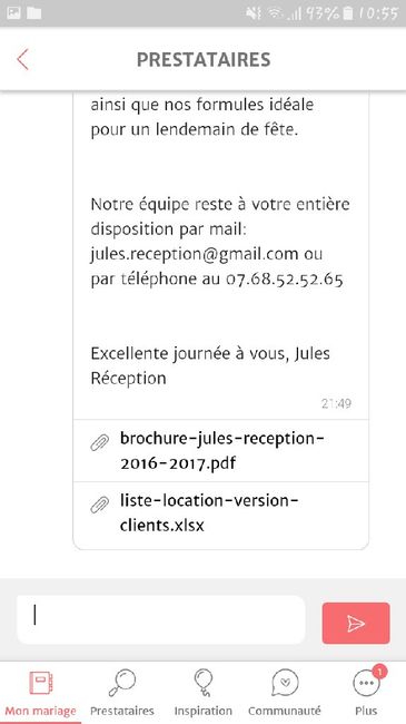 Attention à ce traiteur jules Reception. 2