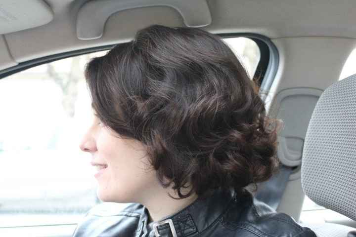 Mon essai coiffure