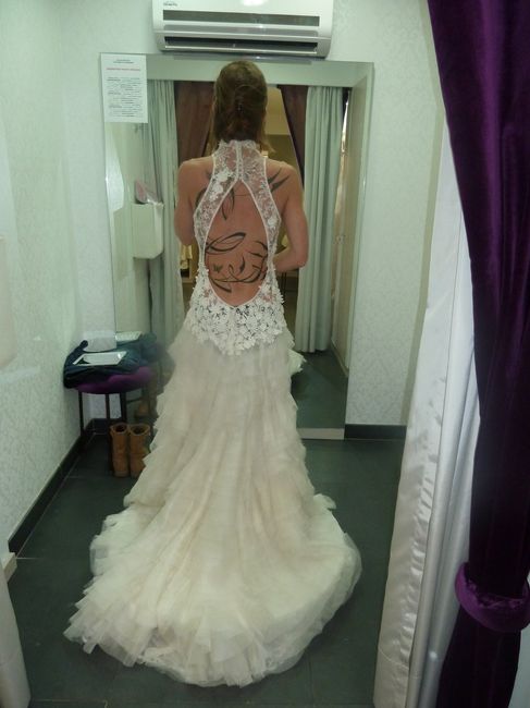 1 er essayage de ma robe 