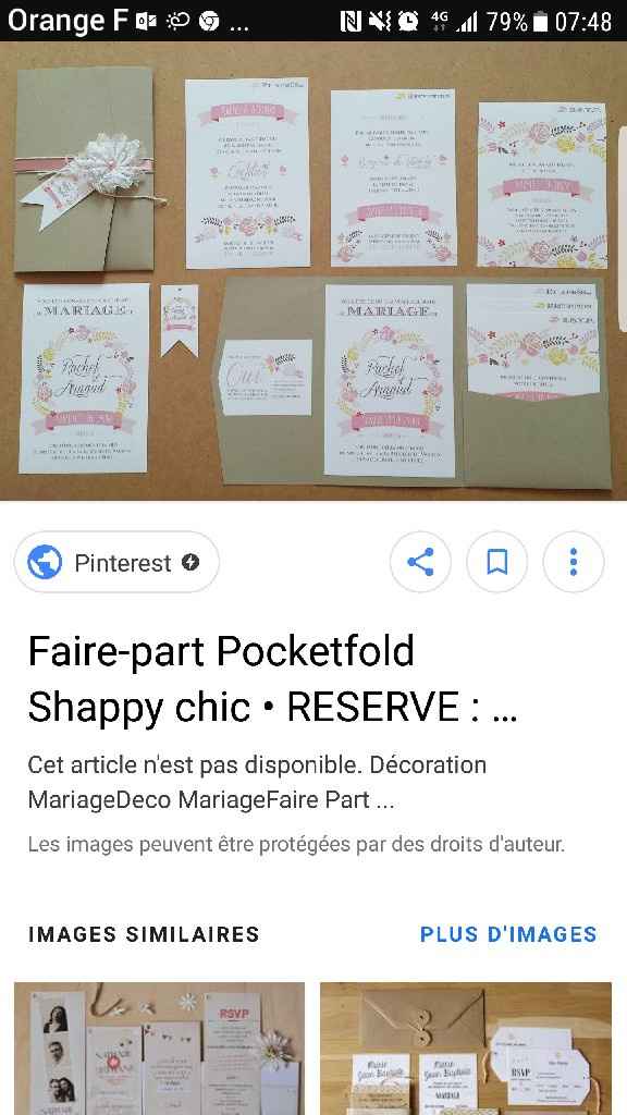 Faire-part pocketfold - 1