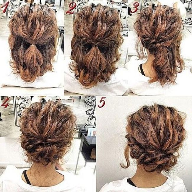 Coiffure cheveux mi long 12