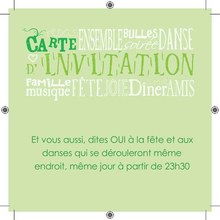 invitation soirée