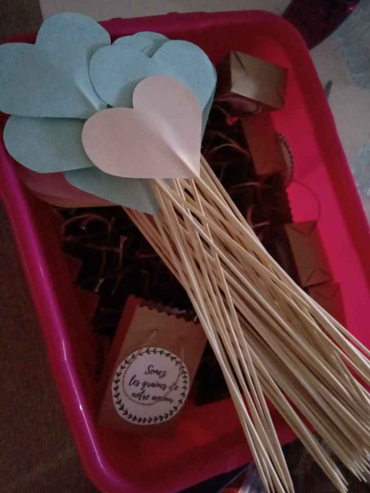 Diy du jours 😊 cœur+sachet graines - 1