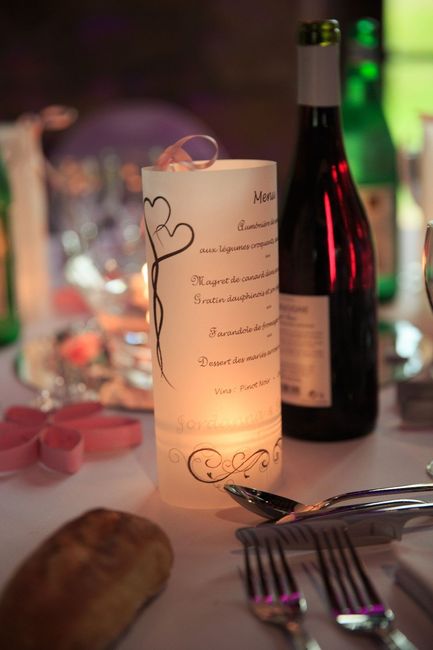 Menu photophore