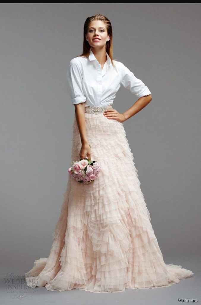 Pour ou contre : la robe de mariée effet chemise - 1