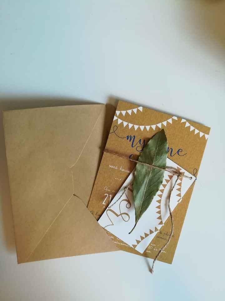 Vos photos de faire part faits maison - 1