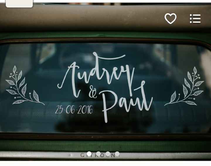 Voitures mariés vos décos - 2