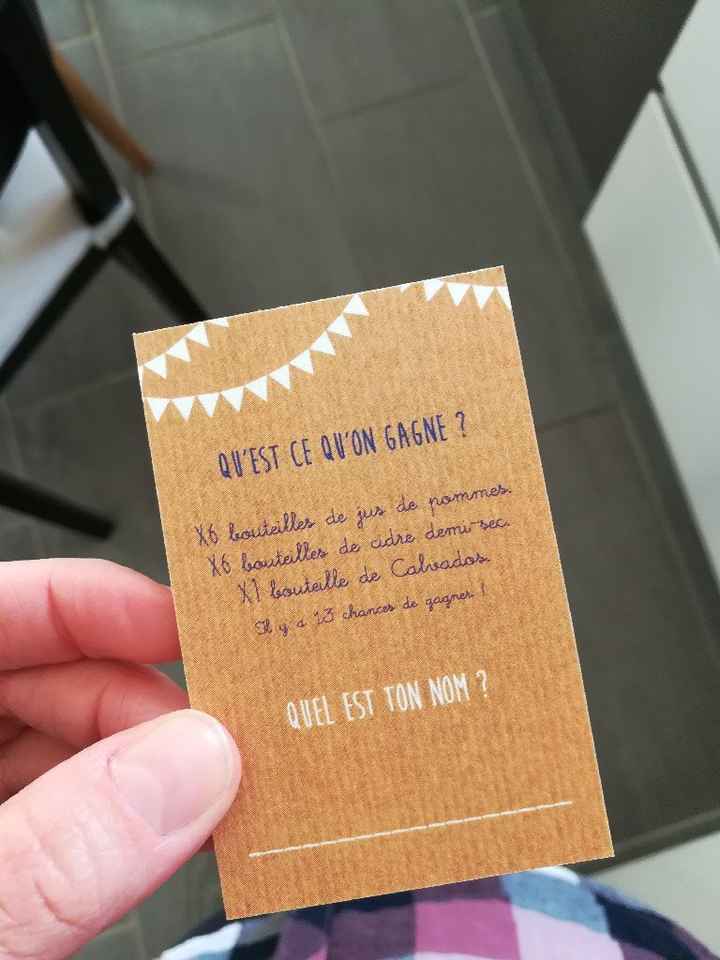 Tickets pour le tirage au sort reçu ! - 2