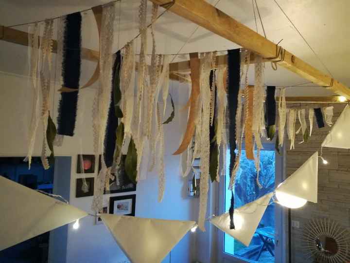 Notre déco au dessus des tables - 2