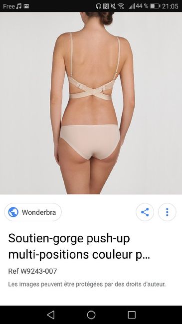 Soutien Gorges robe dos nu - 1