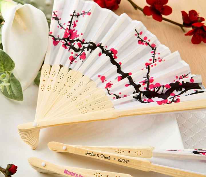 éVentails menu mariage japonais - 1