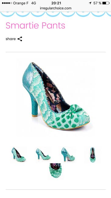Chaussures colorées pour la mariée - 1