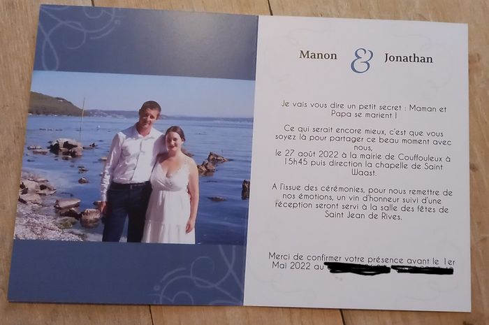 Faire part mariage 2