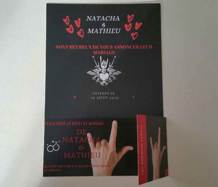 Faire-part de mariage - 1