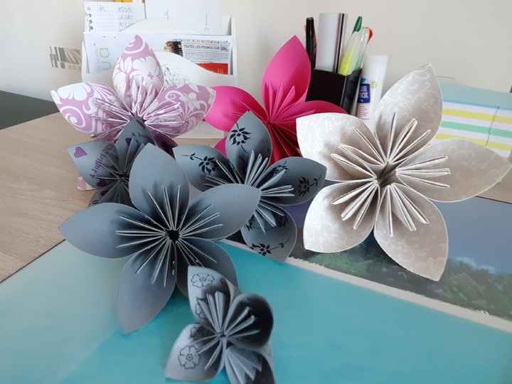 Fleur papier origami - 1