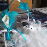 notre centre de table pour la table des mariées