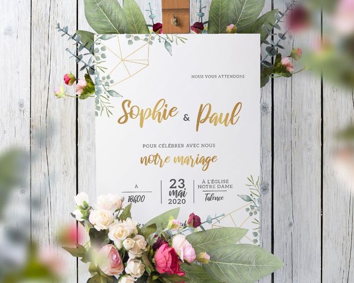 Faire-part de mariage Ouidesigns.fr