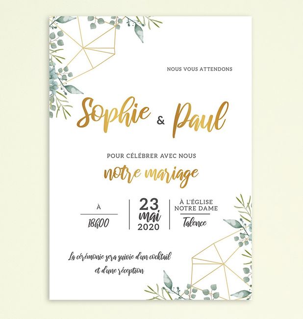 Faire-part de mariage Ouidesigns.fr