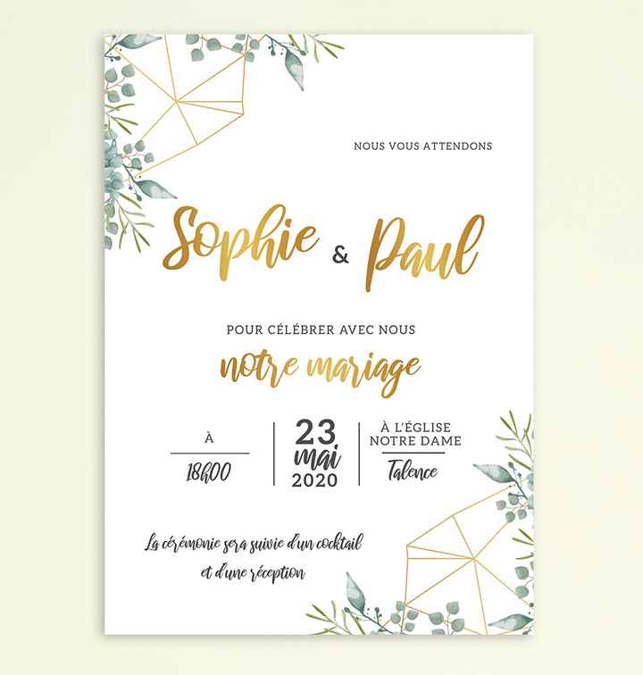 Faire-part de mariage Ouidesigns.fr
