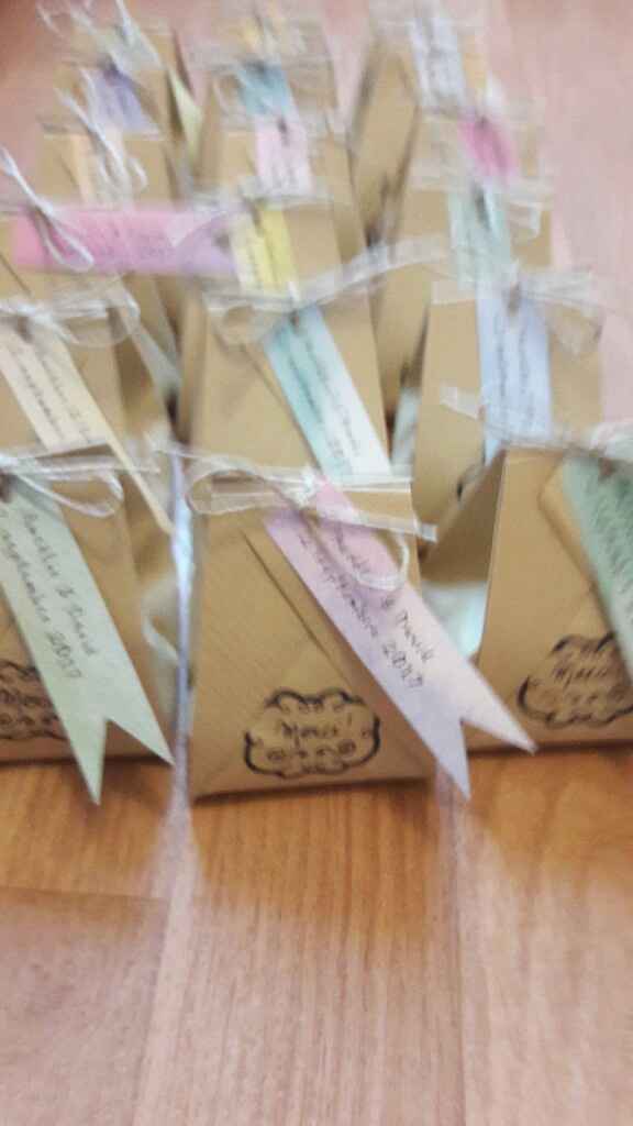 Diy sachet dragées - 2