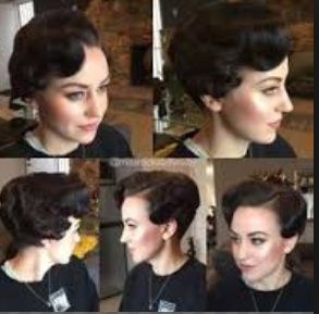 Coiffure courte rétro