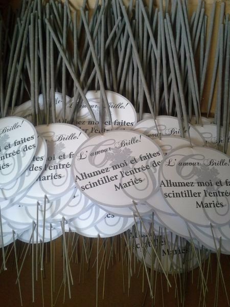 pour l'entrée des mariés...