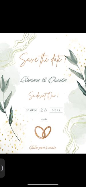 Save the date 💌 3
