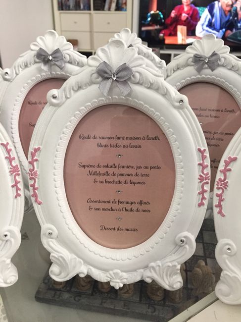Les menus comment les présentez vous ? - 1