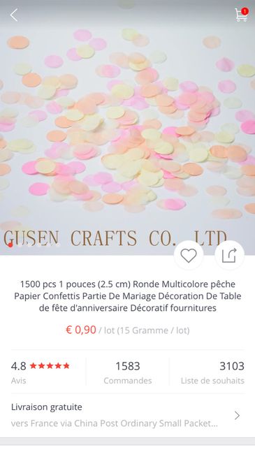 Help confettis aliexpress ! - 1