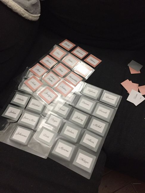 Marque-places diy - 2