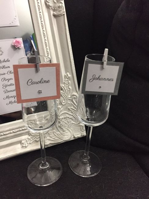 Marque-places diy - 3