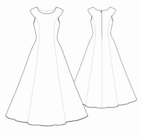 Robe simple col rond