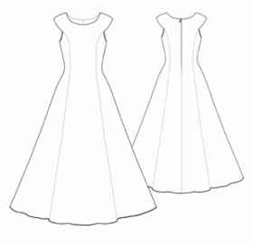 Robe simple col rond