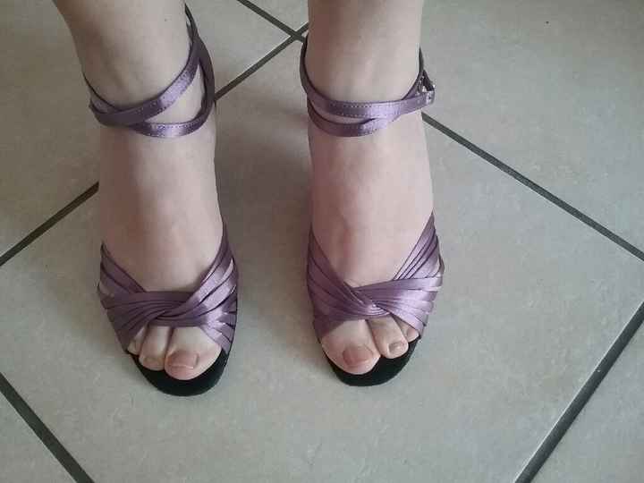 Enfin j'ai reçu mes escarpins violet - 2