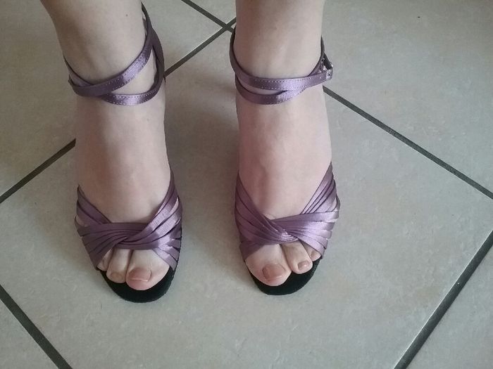 Enfin j'ai reçu mes escarpins violet - 2