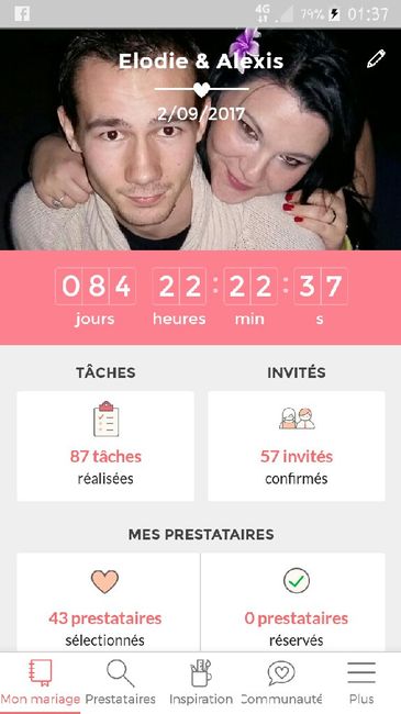 Où en sont vos compteurs Mariages.net ? - 1