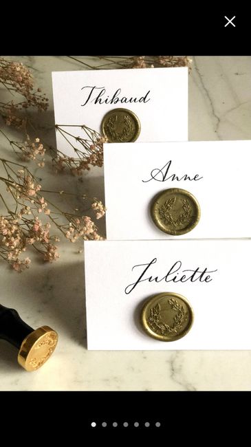 Comment sont les portes prénoms de tes invités ? 3