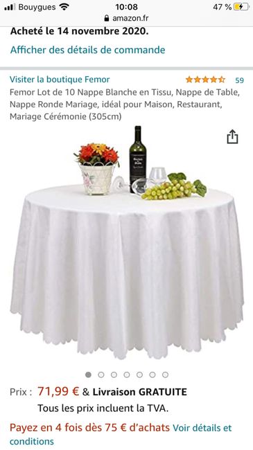 Nappe de mariage 1
