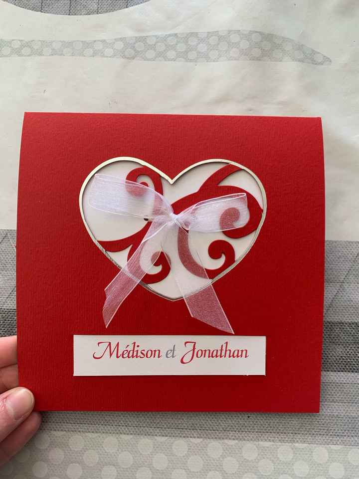 Faire part reçu 👍 - 1