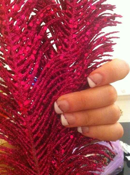 pose ongle rongé